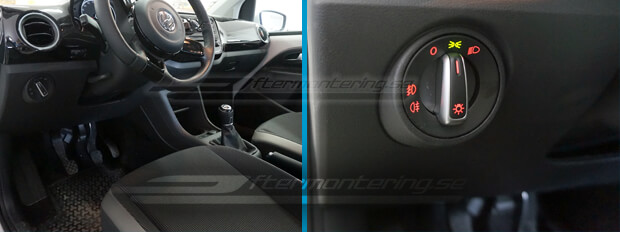 Installera automatiskt halvljus / ljussensor i Volkswagen up